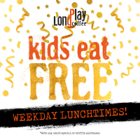 Kids eat free at LongPlay Coffee on weekday lunchtimes